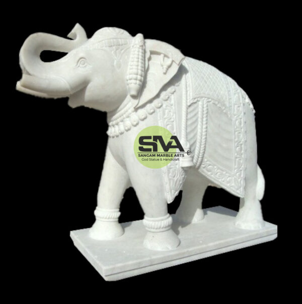 Decorative Marble Elephant Statue