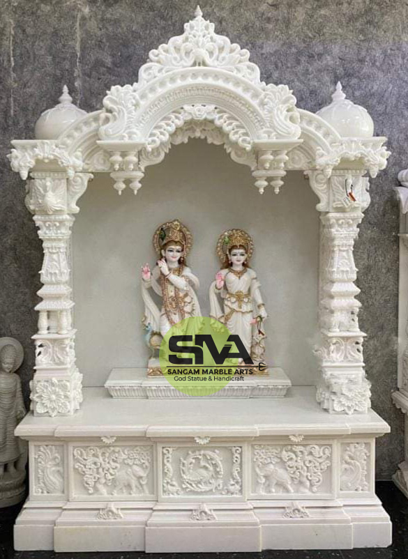 Designer White Marble Temple