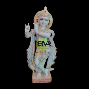 Marble Krishna Moorti