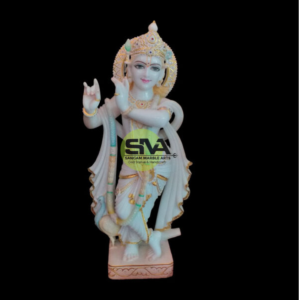 Marble Krishna Moorti