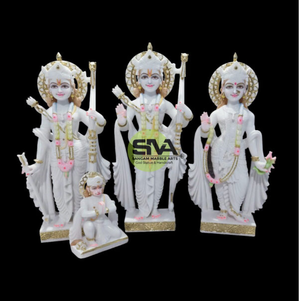 Marble Ram Darbar Murti