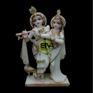 Radha Krishna idols in Marble