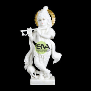 White Marble Krishna Murti