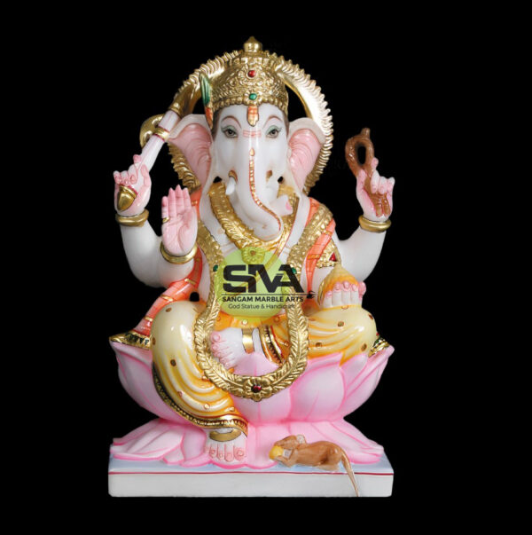 Ganesh Ji Marble Figurine