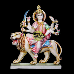 Marble Durga Mata Statue