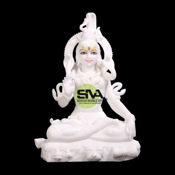 Big Shiv Statue in Marble