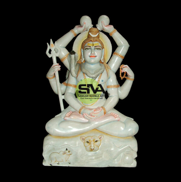 Marble Lord Shiva Statue