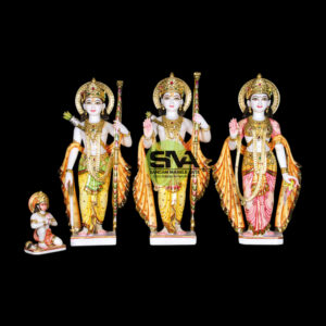 Marble Ram Lakshman Sita Statue