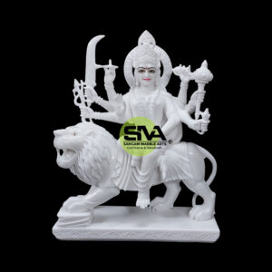 Markrana White Marble Durga Mata Statue