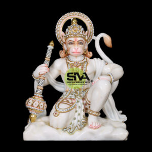 Pure Marble Hanuman Statue