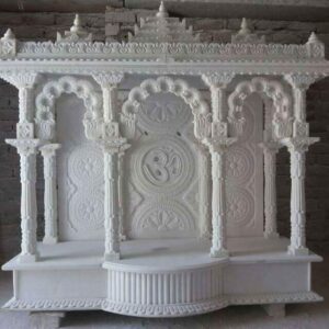 Super White Marble Mandir