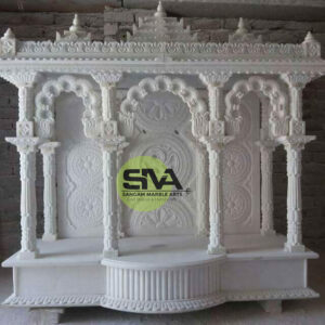 Super White Marble Mandir