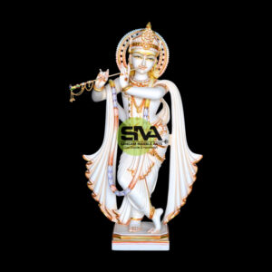 White Marble Krishna Murti
