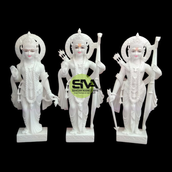 White Marble Ram Darbar Statue